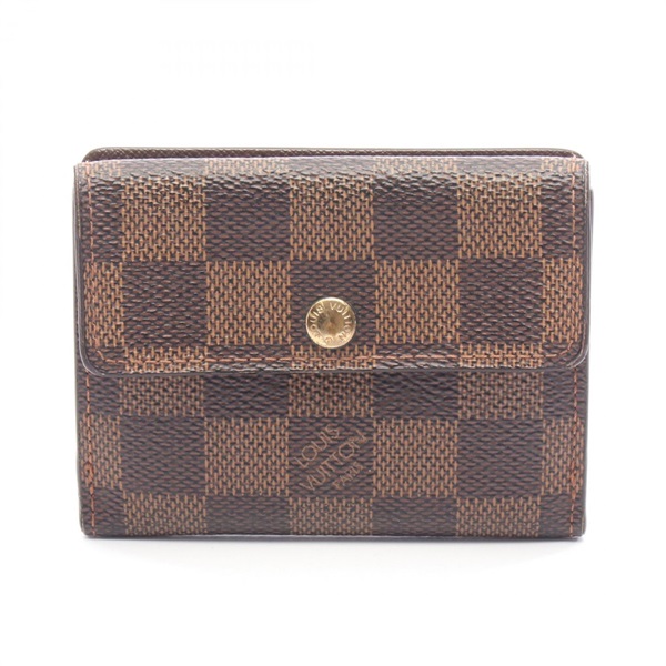 LOUIS VUITTON Ludlow Coin Purse Card case N62925 Damier Ebene canvas Used LV