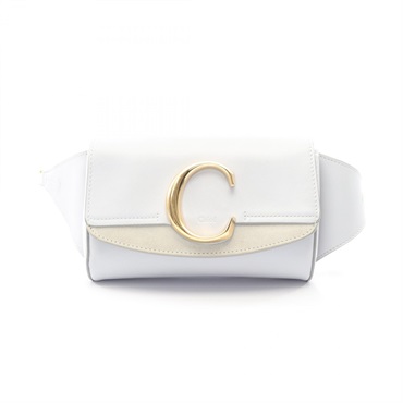 Chloe Chloe C Waist bum belt bag leather Suede Blue Used Women