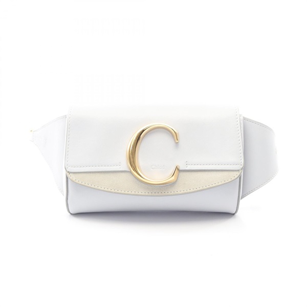 Chloe Chloe C Waist bum belt bag leather Suede Blue Used Women