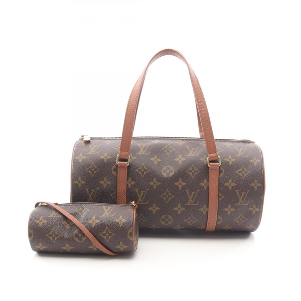 LOUIS VUITTON Papillon 30 shoulder Handbag M51385 Monogram leather Brown Used LV