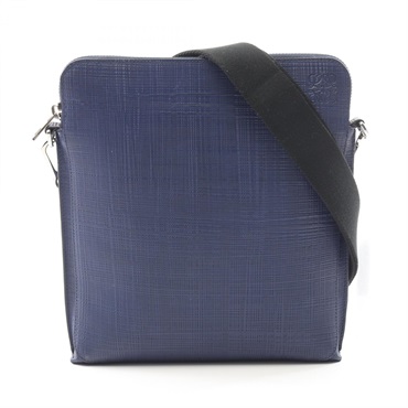 LOEWE GOYA CROSSBODY Shoulder Bag leather Blue Used mens