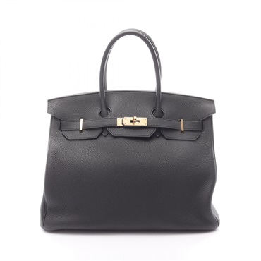 HERMES Birkin 35 Handbag Togo leather Black GHW Used Women Y
