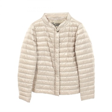 Herno Elena Down jacket Coat PI0608DIC12017198542 Nylon Beige NEW Women #42