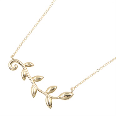 TIFFANY＆CO Olive Leaf Vine Paloma Picasso Necklace 18KYG Yellow Gold Used Women