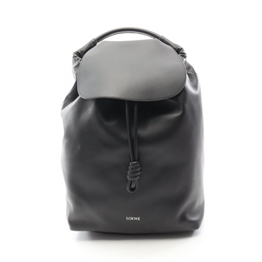 LOEWE flamenco Rucksack Backpack B411FLKX011100 leather Black NEW mens