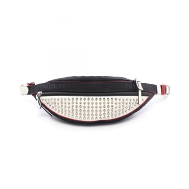 Christian Louboutin Paris New York Waist bum belt bag 1205120Q716 leather White