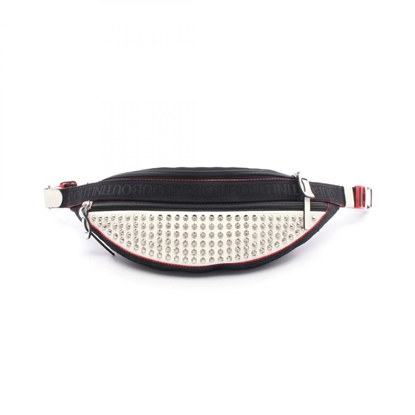 Christian Louboutin Paris New York Waist bum belt bag 1205120Q716 leather White