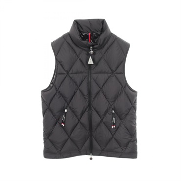 MONCLER AROULA Down vest polyester Black #3 Used Women
