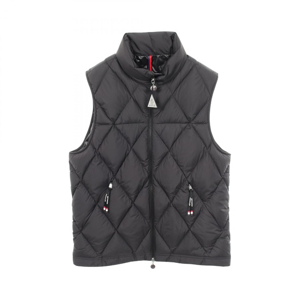 MONCLER AROULA Down vest polyester Black #3 Used Women