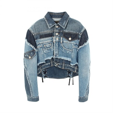 DOLCE & GABBANA Denim Jacket F9D77D cotton Navy #36 Used Women