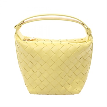 BOTTEGA VENETA Candy Wallace Intrecciato Handbag 776781 V3IV1 leather Yellow