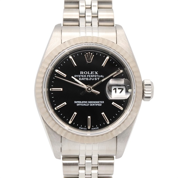ROLEX Datejust number Y Wrist Watch 79174 Automatic winding K18WG（White Gold） Stainless Steel Used W