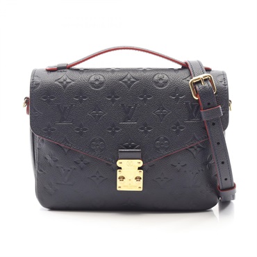 LOUIS VUITTON Pochette Metis Crossbody Handbag M44071 leather Marin Rouge Used