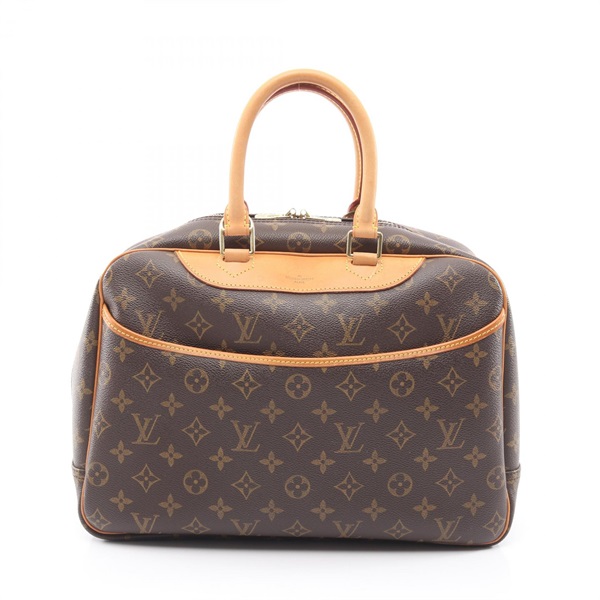 LOUIS VUITTON Deauville Bowling Vanity Handbag M47270 Monogram canvas Used LV
