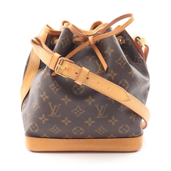LOUIS VUITTON Noe BB Shoulder Bag M40817 Monogram canvas leather Brown Used LV