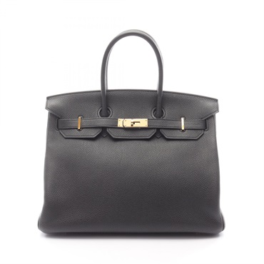 HERMES Birkin 35 Handbag Togo leather Black GHW Used Women C