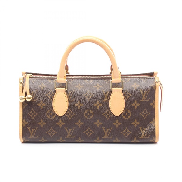 LOUIS VUITTON Popincourtl Handbag M40009 Monogram canvas leather Brown Used LV