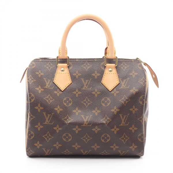 LOUIS VUITTON Speedy 25 Handbag M41528 Monogram canvas leather Brown Used Women