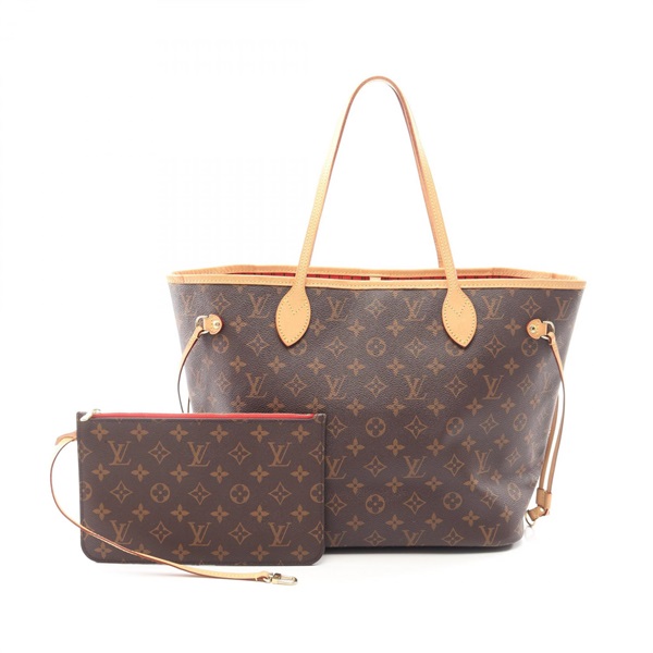 LOUIS VUITTON Neverfull MM Tote Bag M41177 Monogram canvas leather Brown Used LV