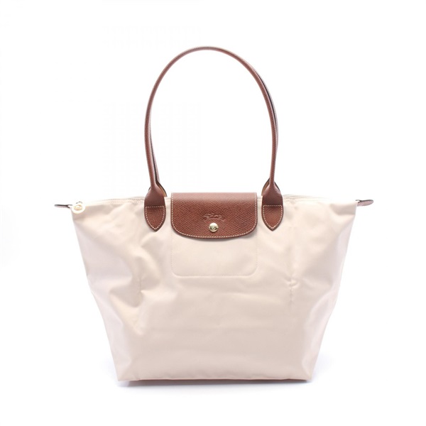 Longchamp Le Pliage L Tote Bag L1899089P71 canvas leather Beige Brown NEW women