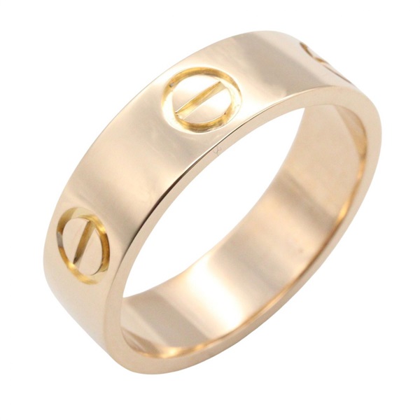 CARTIER Love Ring 18KPG Pink Rose Gold Used Unisex US size 6 #52