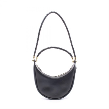 BOTTEGA VENETA Hula Hoop shoulder Handbag 794902V3IW11019 leather Black NEW