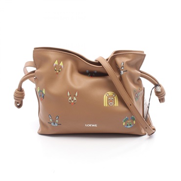 LOEWE Futurist Cat Flamenco Mini Shoulder Bag A411FC2XAC leather Brown NEW Women