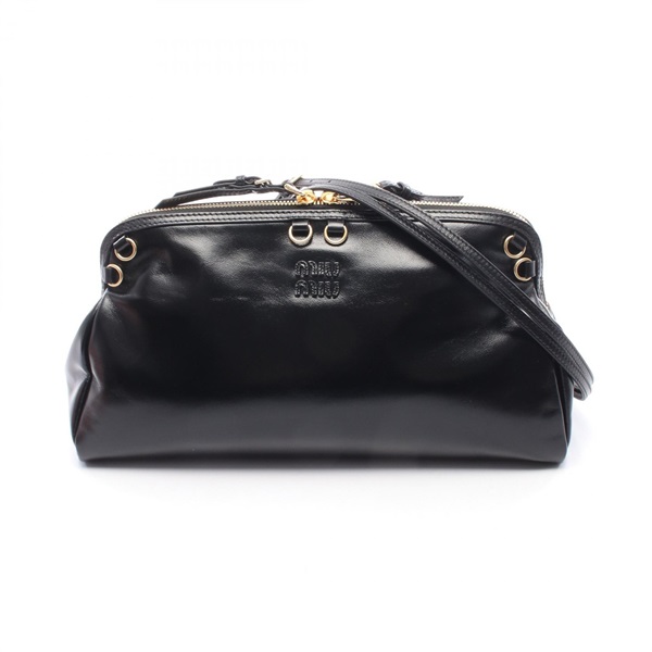 Miu Miu Shoulder Bag 5BF129OOO2IEOF0002 leather Black NEW Women