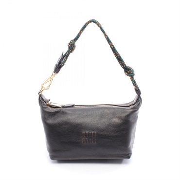 Miu Miu mini Handbag 5NE8412IFOF0NTG leather Black Brown NEW Women