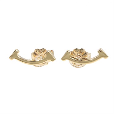 TIFFANY＆CO T Smile Mini Pierced Earrings 18KYG Yellow Gold Used Women