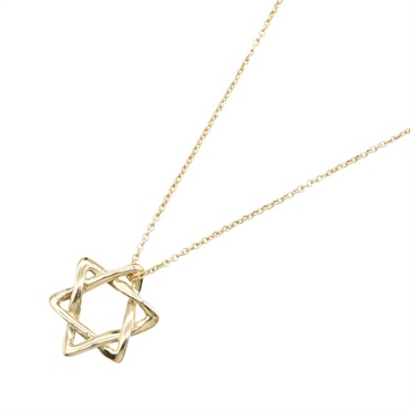 TIFFANY＆CO Star of David Necklace Pendant 18KYG Yellow Gold Used women