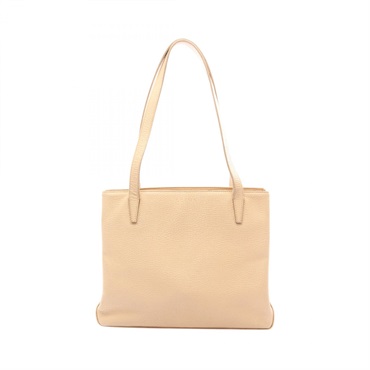 LOEWE Shoulder Tote Bag leather Beige Used Women