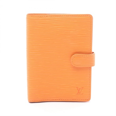 LOUIS VUITTON Agenda PM Notebook Planner Cover R2005H Epi leather Mandarin Used