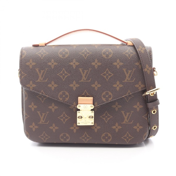 LOUIS VUITTON Pochette Metis MM shoulder crossbody Handbag M44875 Monogram brown