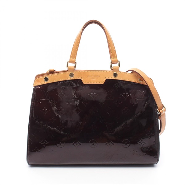 LOUIS VUITTON Blea MM shoulder Handbag M91619 Monogram Vernis Amarante used