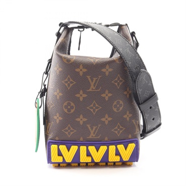 LOUIS VUITTON Cruiser Messenger Monogram LV rubber Initials Shoulder Bag M57966
