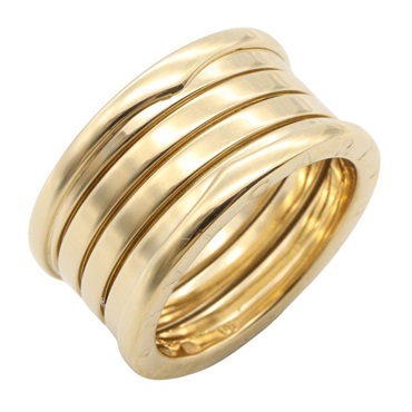 BVLGARI B-zero1 4 bands Ring 18KYG Yellow Gold #58 Used #US 7.75