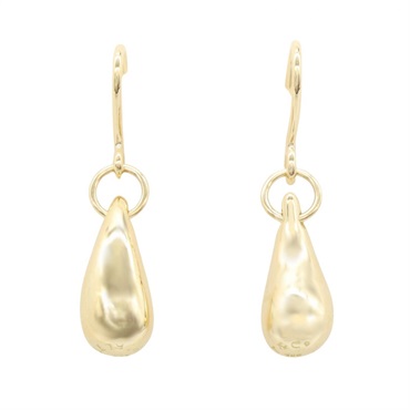 TIFFANY＆CO teardrop Pierced earrings 18KYG Yellow Gold Used women