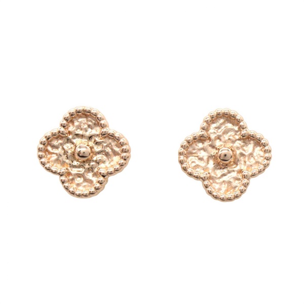 Van Cleef & Arpels Sweet Alhambra Pierced earrings 18KPG Rose Gold Used women