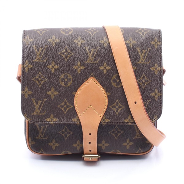 LOUIS VUITTON Cartouchiere MM Shoulder Crossbody Bag M51253 Monogram canvas Used