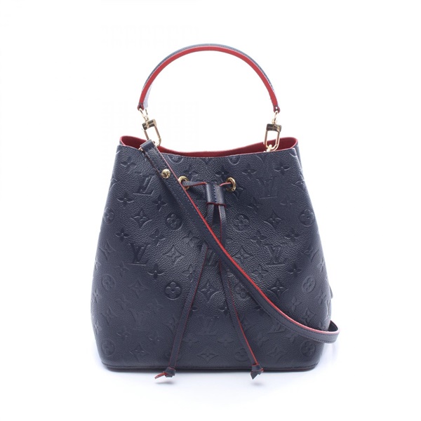 LOUIS VUITTON Neonoe Crossbody Shoulder Handbag M45306 leather Marine Rouge Used