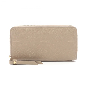 LOUIS VUITTON Zippy wallet Around long purse M69034 Monogram empreinte beige LV