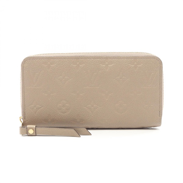 LOUIS VUITTON Zippy wallet Around long purse M69034 Monogram empreinte beige LV
