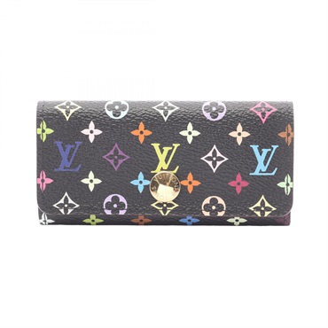 LOUIS VUITTON Multicles 4 key case holder M93732 Monogram Multicolore Noir Used