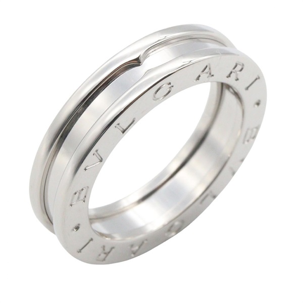 BVLGARI B-zero1 Ring 18KWG White Gold #52 Used Unisex US Size 6