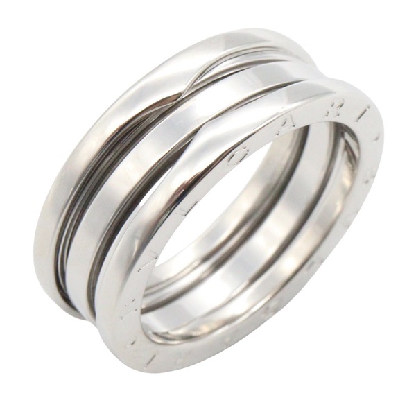 BVLGARI B-zero1 3 bands Ring 18KWG White Gold #59 Used Unisex US Size 8.5