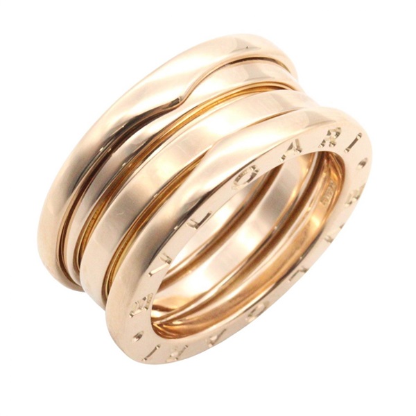 BVLGARI B-zero1 3 bands Ring 18KRG Pink Rose Gold #50 Used Women US Size 5