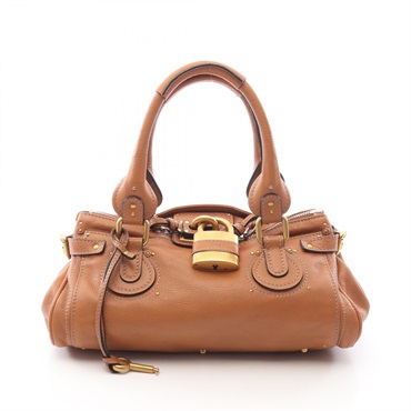 Chloe Paddington Handbag 7ESA02 leather Brown Used Women