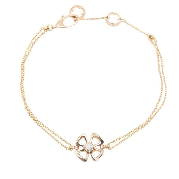 BVLGARI Fioreba SM 1PD Bracelet 18KRG Pink Rose Gold diamond Used Women