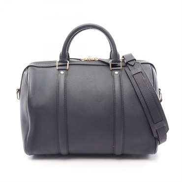 LOUIS VUITTON SC Bag PM shoulder Handbag M94342 Parnasea leather Navy Used Women